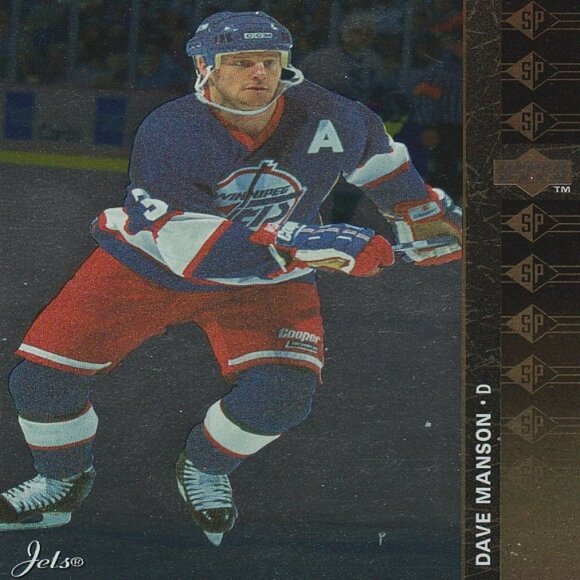 Dave Manson - Winnipeg Jets NHL Hockey Card Collection - Picture 2 of 4